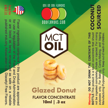 Natural Glazed Donut - MCT Concentrated Flavored Oil *Unsweetened*