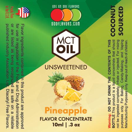 Natural Pineapple - MCT Concentrated Flavored Oil *Unsweetened*