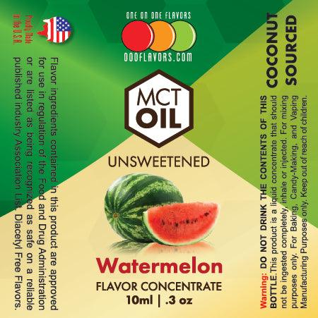 Natural Watermelon - MCT Concentrated Flavored Oil *Unsweetened*