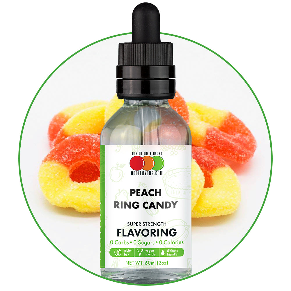 Peach Ring Candy Flavored Liquid Concentrate