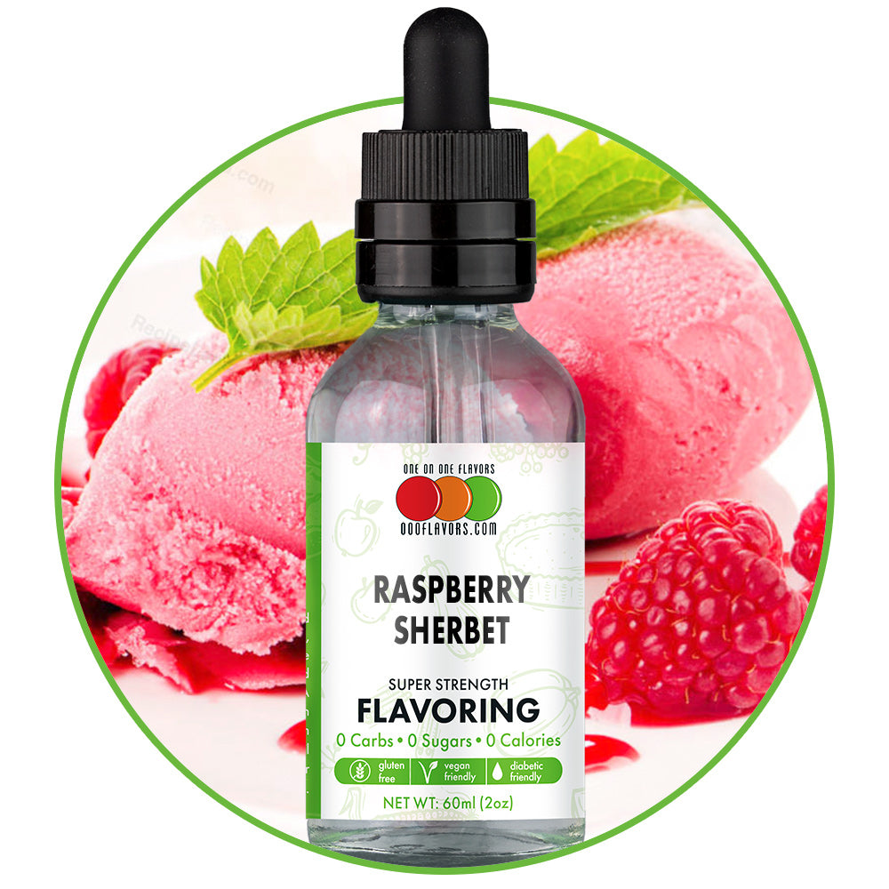 Raspberry Sherbet Flavored Liquid Concentrate