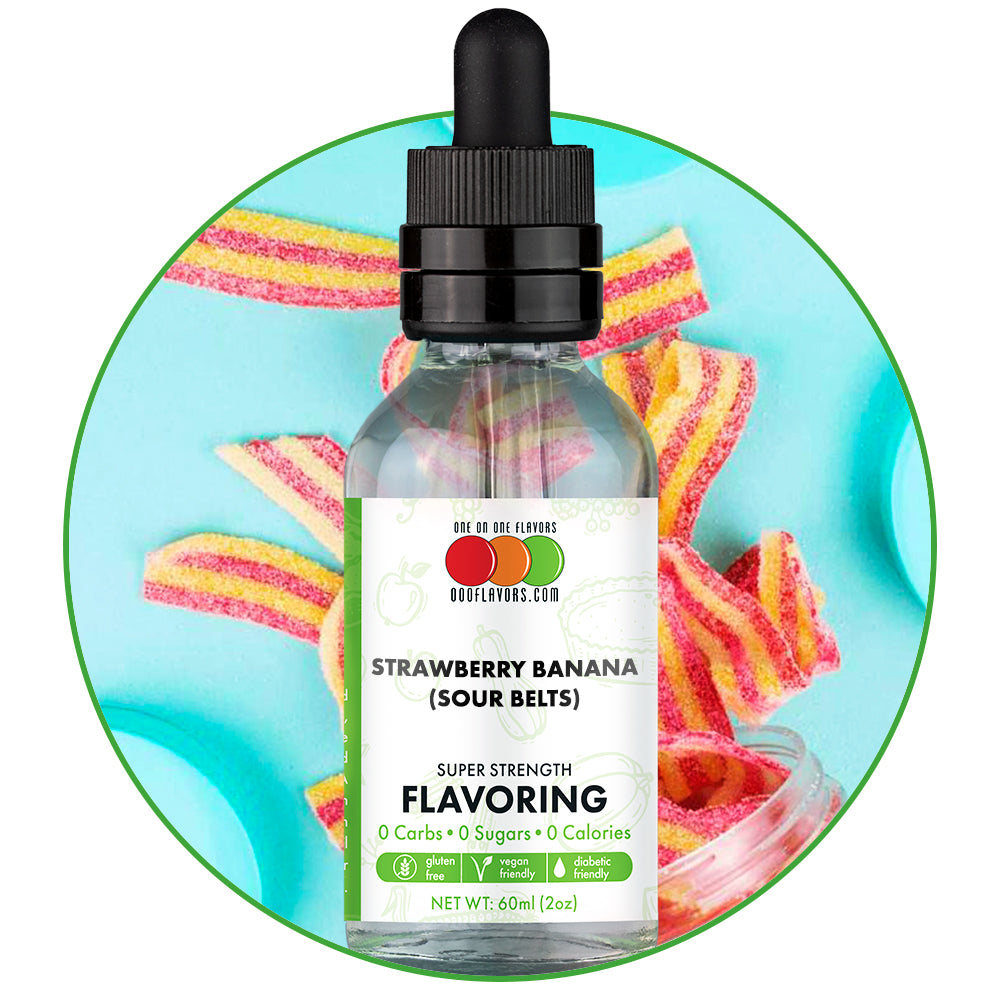 Strawberry Banana (Sour Belts) Flavored Liquid Concentrate