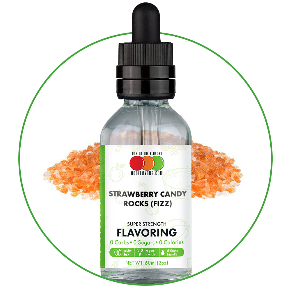 Strawberry Candy Rocks (Fizz) Flavored Liquid Concentrate