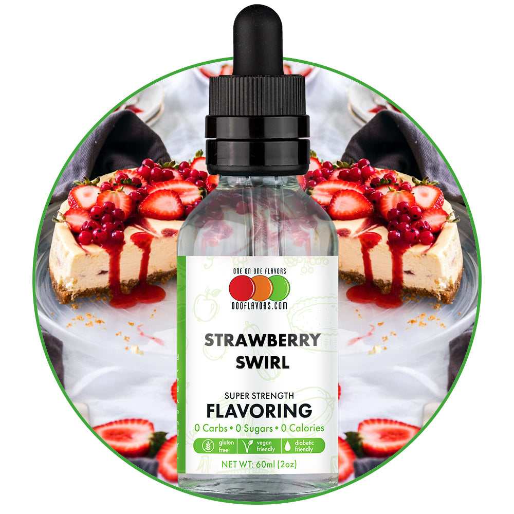 Strawberry Swirl Flavored Liquid Concentrate