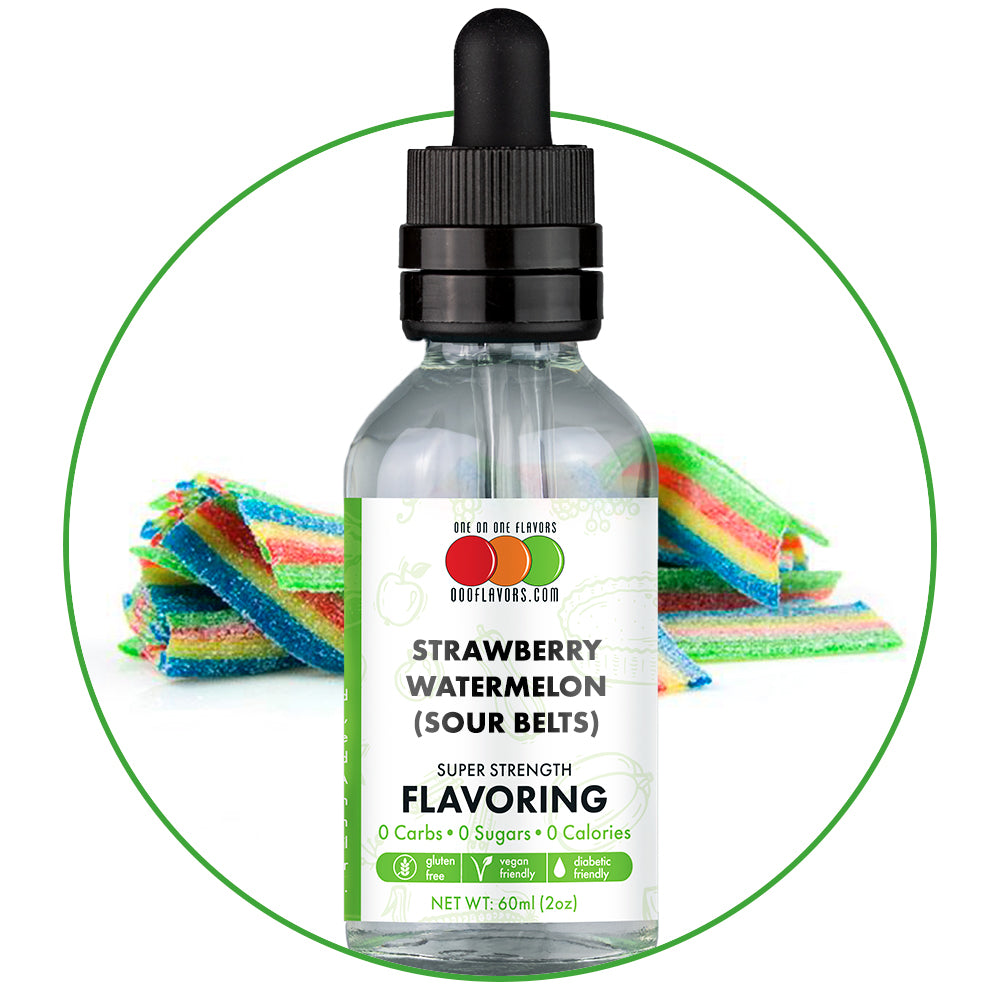 Strawberry Watermelon (Sour Belts) Flavored Liquid Concentrate