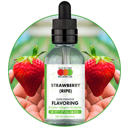 Strawberry (Ripe) Flavored Liquid Concentrate